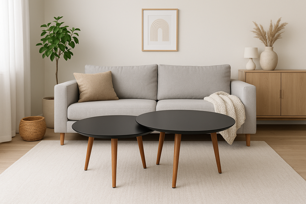 Mesa De Centro Luna Negro