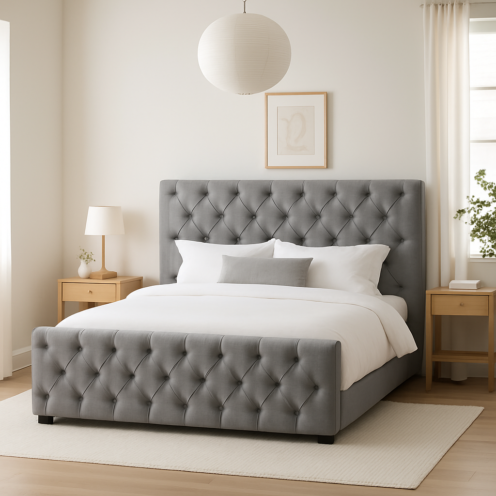 Cama Capitoneada Eco 2.5 Plazas