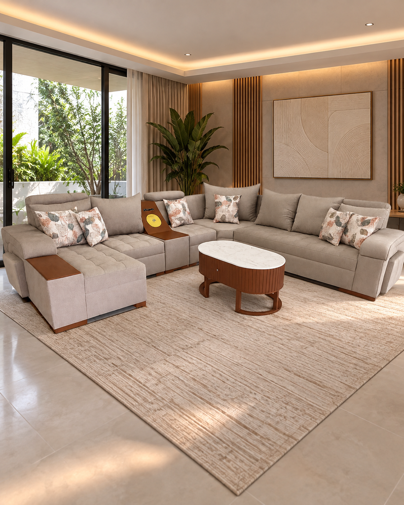 Sala Esquinera Paulete con Chaise Longue