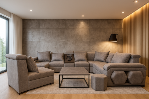 [LG-024] Sala Luciana Modular Gris