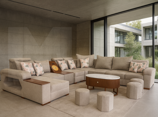 Sala Esquinera Paulete con Chaise Longue